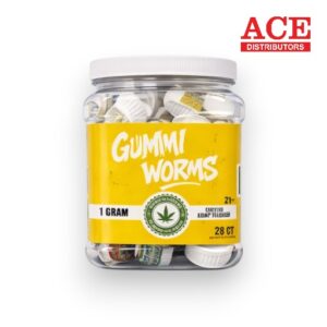 HEMP MASTER EXOTIC FLOWER 1G 28CTJAR - GUMMI WORMS