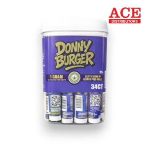 HEMP MASTER EXOTIC PREROLL 1G 16CTJAR - DONNY BURGER