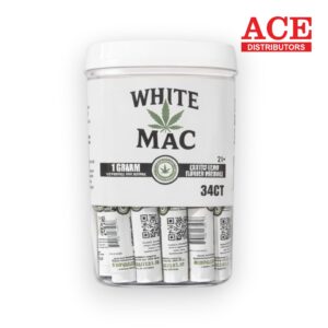 HEMP MASTER EXOTIC PREROLL 1G 16CTJAR - WHITE MAC