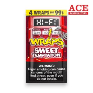 HI-FI WRAPS 4/.99 SWEET TEMPTATION 15CT