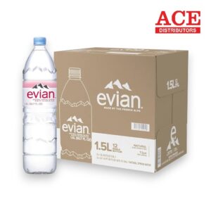 EVIAN WATER NATURAL SPRING 1.5L 12CT