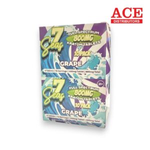 7 SEAS KRATOM EXTRACT 200MG 4PK/10CT -GRAPE