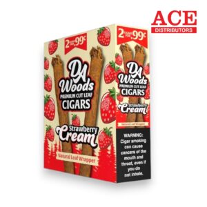 DA WOODS ROUGH CUT CIGAR 2/.99 15CT -STRAWBERRY CREAM