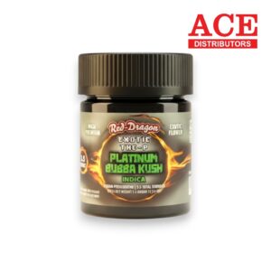 RED DRAGON 3.5GM THC-P EXOTIC FLOWER -PLATINUM BUBBA KUSH INDICA