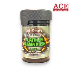 RED DRAGON 7GM THC-P  FLOWER -PLATINUM BUBBA KUSH INDICA