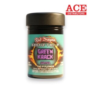 RED DRAGON 7GM THC-P  FLOWER -GREEN KRACK SATIVA