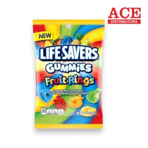 PEG LIFESAVERS GUMMIES FRUIT RINGS 7OZ