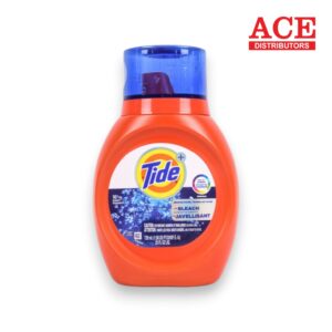 TIDE LIQUID 25OZ W/ BLEACH 17 LOAD