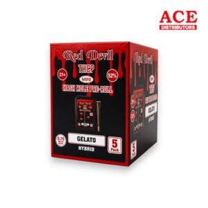 RED DEVIL THCP HASH HOLE MINI PRE-ROLLS 0.75GM 5CT - GELATO HYBRID