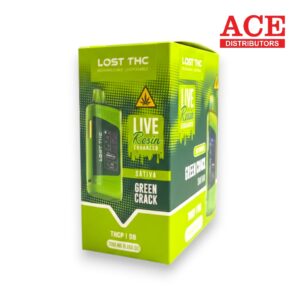 LOST THC V3 7500MG LIVE RESIN THC-P DISPOSABLE 5CT -GREEN CRACK