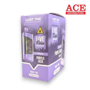 LOST THC V3 7500MG LIVE RESIN THC-P DISPOSABLE 5CT -PURPLE ZAZA