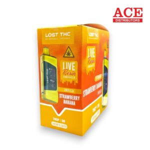 LOST THC V3 7500MG LIVE RESIN THC-P DISPOSABLE 5CT -STRAWBERRY BANANA