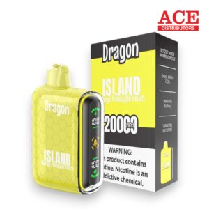DRAGON 20000 PUFFS DISPOSABLE 5CT BOX -ISLAND MANGO PINEAPPLE PEACH
