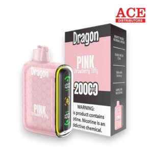 DRAGON 20000 PUFFS DISPOSABLE 5CT BOXDRAGON 20000 PUFFS DISPOSABLE 5CT BOX -PINK STRAWBERRY TAFFY