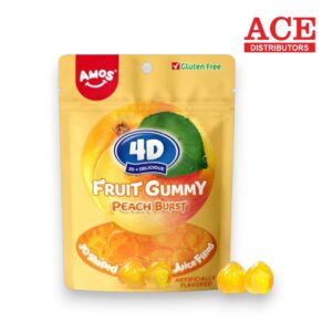PEG 4D FRUIT GUMMY PEACH BURST 6OZ