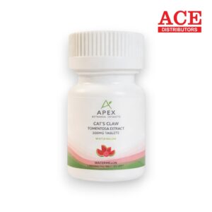 APEX CATS CLAW TOMENTOSA EXTRACT 200MG TABLETS 4CT BOTTLE- WATERMELON