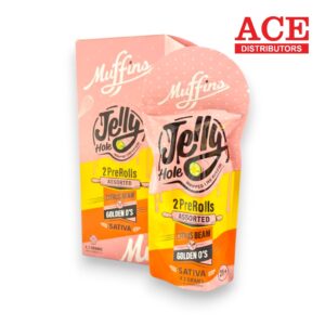 MUFFINS JELLY HOLE 4.2GM PREROLL 2PK/10CT - BANANA CREAM/RASPBERRY CRUMB INDICA