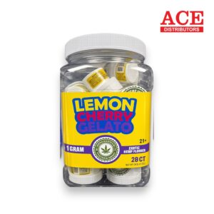 HEMP MASTER EXOTIC FLOWER 1G 28CTJAR - LEMON CHERRY GELATO