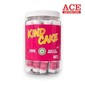 HEMP MASTER GLASS TIP PREROLL 2G 16CTJAR - KIND CAKE