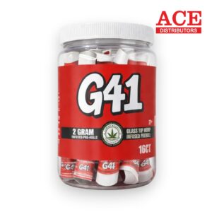 HEMP MASTER GLASS TIP PREROLL 2G 16CTJAR - G41