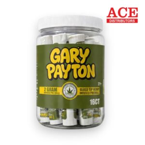 HEMP MASTER GLASS TIP PREROLL 2G 16CTJAR - GARY PAYTON