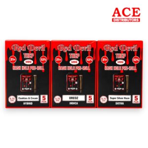 RED DEVIL THCP HASH HOLE MINI PRE-ROLLS 0.75GM 5CT