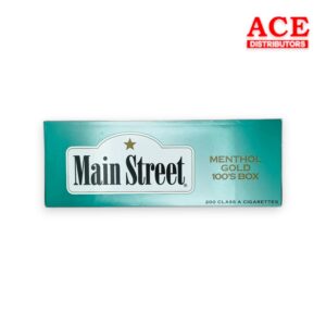 MAINSTREET 100 MENTHOL GOLD LIGHT BOX