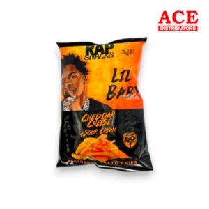 RAP SNACKS 2OZ $1.99 LIL BABY CHEDDAR SOUR CREAM