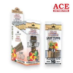 KING PALM MINI GREEN LEAF 1G EACH 2PK 10CT - FRUIT PASSION