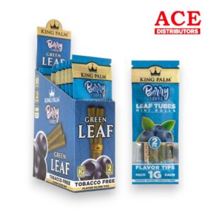 KING PALM MINI GREEN LEAF 1G EACH 2PK 10CT - BERRY TERPS