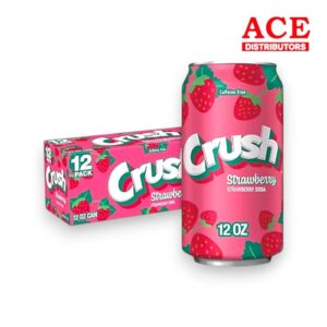 CRUSH STRAWBERRY 12OZ CAN 12CT