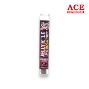FLYING MONKEY JELLY HOLES LIVE ROSIN THCP 2.5G PRE ROLLS STRAWBERRY COUGH SATIVA 20CT