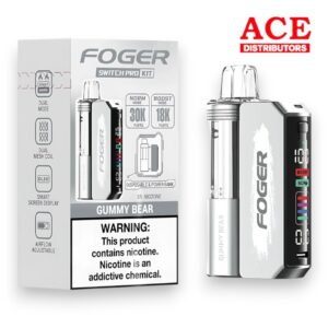 FOGER SWITCH PRO 30000 PUFFS DISPOSABLE KIT 5CT BOX - GUMMY BEAR