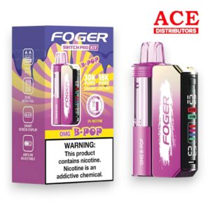 FOGER SWITCH PRO 30000 PUFFS DISPOSABLE KIT 5CT BOX - OMG B-BURST