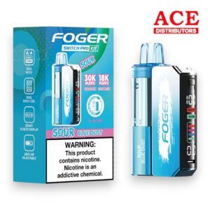 FOGER SWITCH PRO 30000 PUFFS DISPOSABLE KIT 5CT BOX - SOUR BLUE DUST