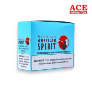 AMERICAN SPIRIT 100% ORGANIC ORIGINAL LITE BLUE BLEND POUCH 6CT