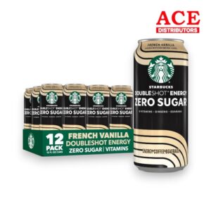 STARBUCKS ZERO SUGAR FRENCH VANILLA DOUBLESHOT 15OZ 12CT