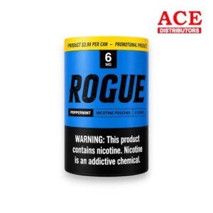 ROGUE NICOTINE POUCH $3.99 PEPPERMINT 6MG 5CT
