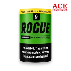 ROGUE NICOTINE POUCH $3.99 SPEARMINT 6MG 5CT