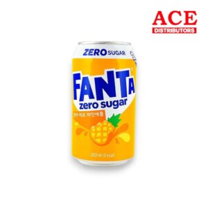 FANTA EXOTIC ZERO PINEAPPLE CAN 350ML