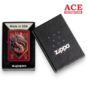 ZIPPO $31.95 EACH RED DRAGON DESIGN