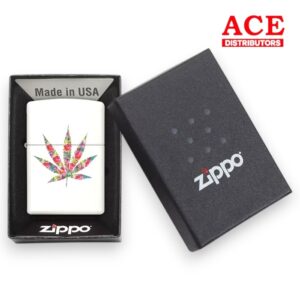 ZIPPO $45.95 EACH LEAF & FLOWERS DESIGN