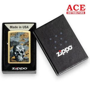 ZIPPO $26.95 EACH LOVE SKULLS DESIGN