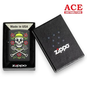 ZIPPO $31.95 EACH SKULL GARDENER DESIGN 48928