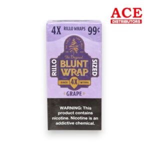 THE ORIGINAL BLUNT WRAP RILLO 4/.99 GRAPE 15CT