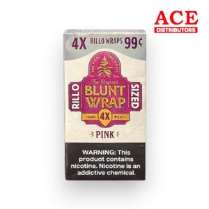 THE ORIGINAL BLUNT WRAP RILLO 4/.99 PINK 15CT