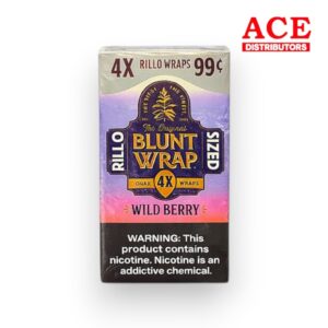 THE ORIGINAL BLUNT WRAP RILLO 4/.99 WILD BERRY 15CT