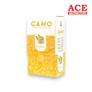AFGANHEMP CAMO NATURAL LEAF WRAPS BANANA CUSTARD 5/25CT