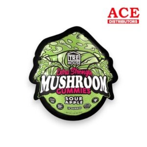 TRE HOUSE EXTRA STRENGTH  MUSHROOM GUMMIES 10CT - SOUR APPLE