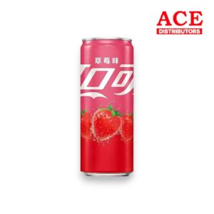 COCA COLA EXOTIC STRAWBERRY CAN 330ML